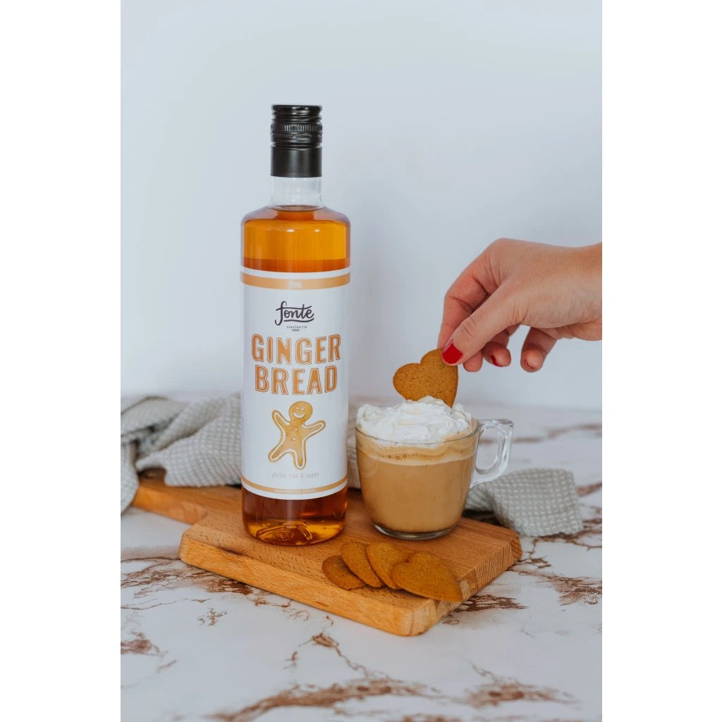 Fonte Gingerbread Syrup 750ml – Spiced Flavour for Drinks & Desserts
