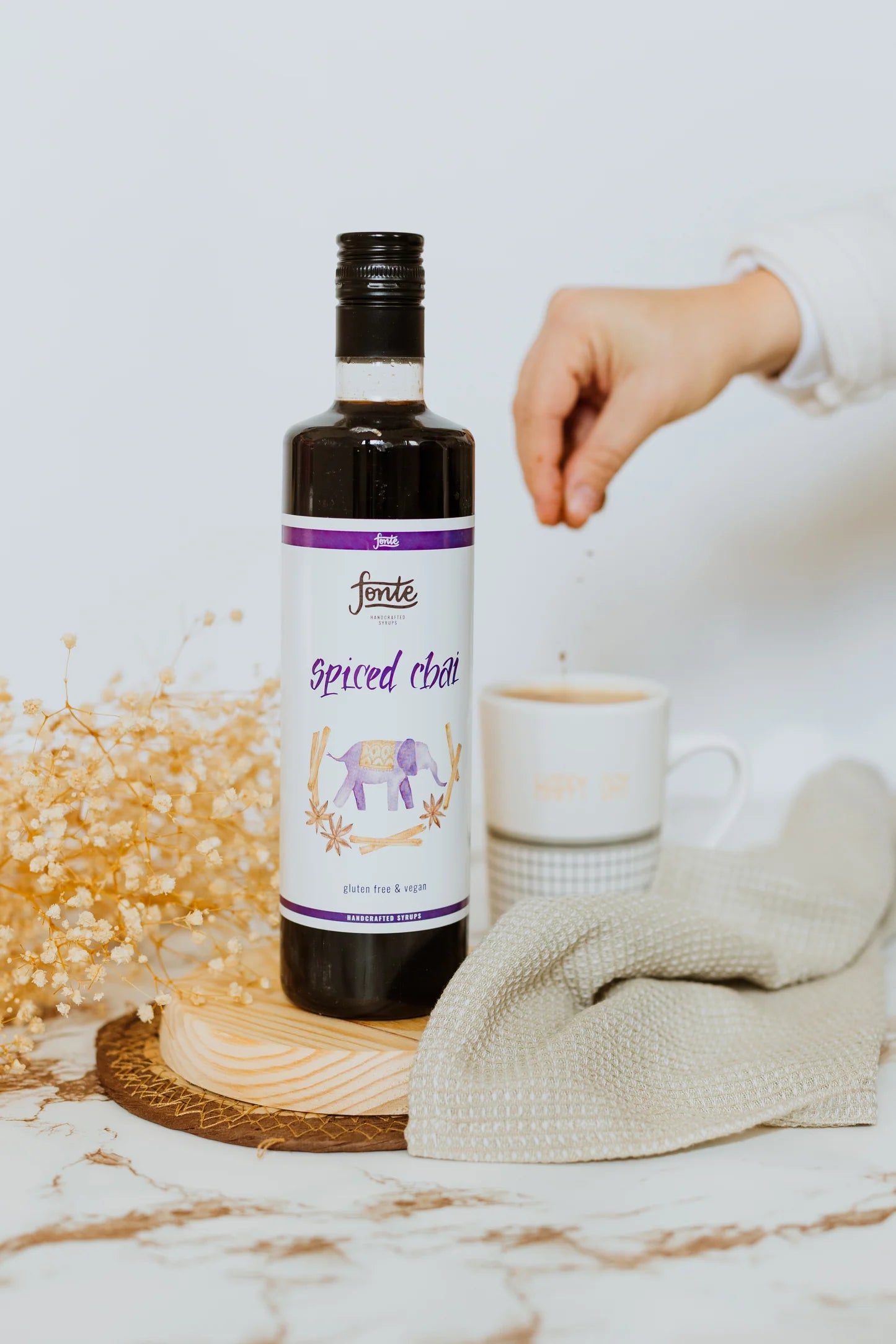 Fonte Spiced Chai Syrup 750ml – Aromatic Syrup for Lattes & More