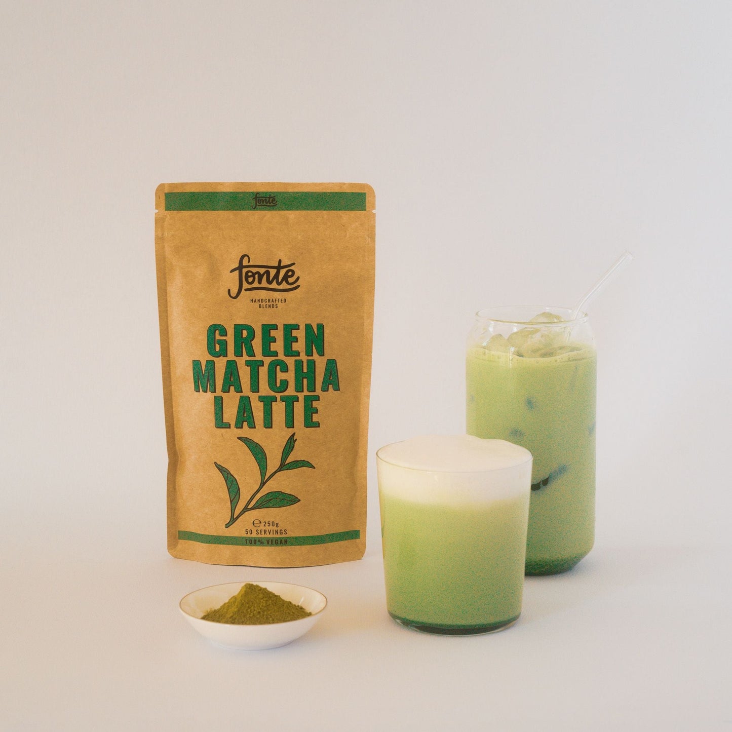 Fonte Green Matcha Latte 250g – Vegan Japanese-Inspired Blend