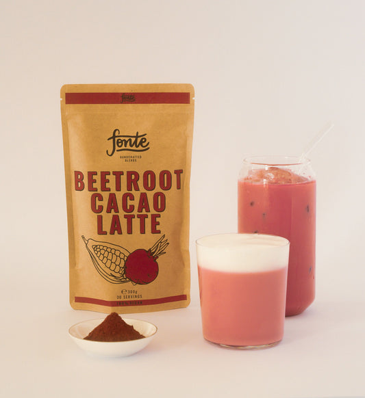 Fonte Beetroot & Cacao Latte 300g – Vegan Wellness Drink Mix