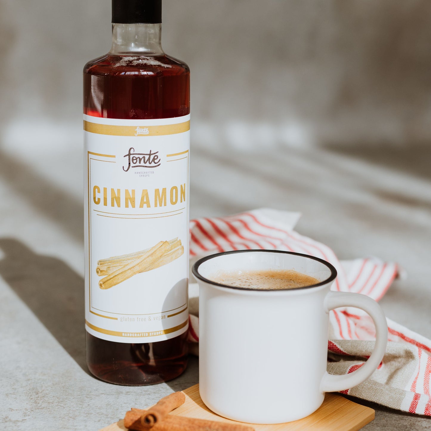 Fonte Cinnamon Syrup 750ml – Spiced Flavour for Drinks & Desserts