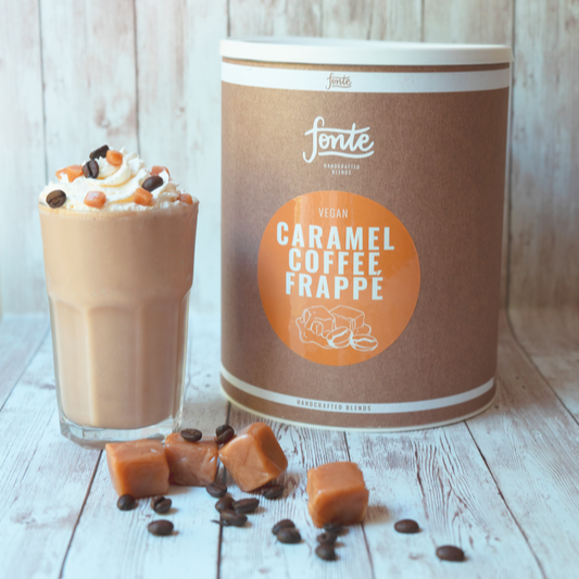 Fonte Caramel Coffee Frappe 2kg – Vegan Café-Style Drink Mix