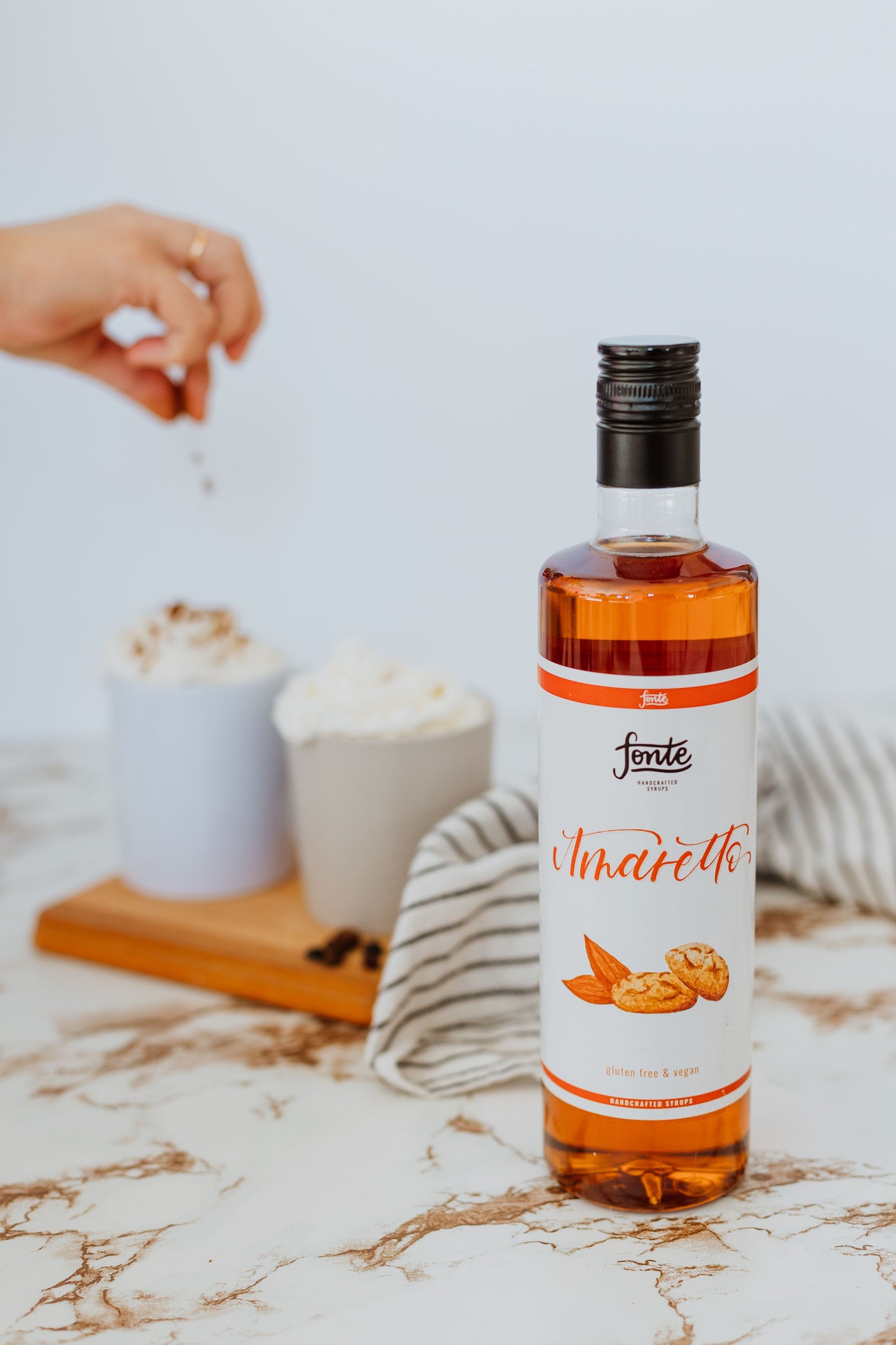 Fonte Amaretto Syrup 750ml – Almond & Vanilla Flavour for Drinks