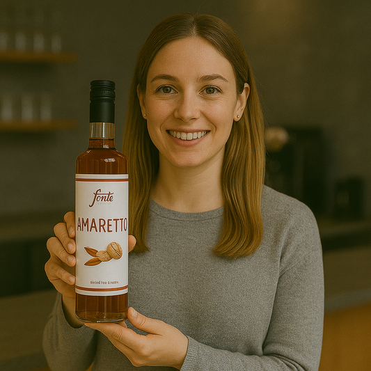 Fonte Amaretto Syrup 750ml – Almond & Vanilla Flavour for Drinks