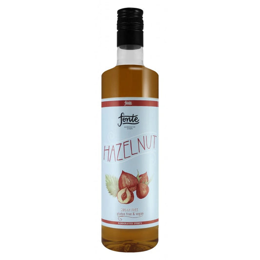 Fonte Hazelnut Sugar-Free Syrup – Guilt-Free Nutty Flavor for Drinks & Desserts