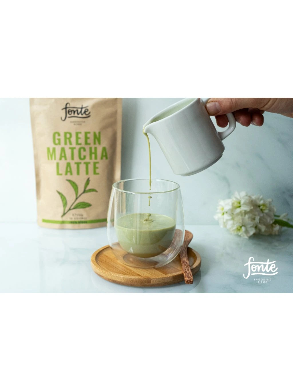 Fonte Green Matcha Latte 250g – Premium Quality Matcha for a Smooth, Energizing Drink