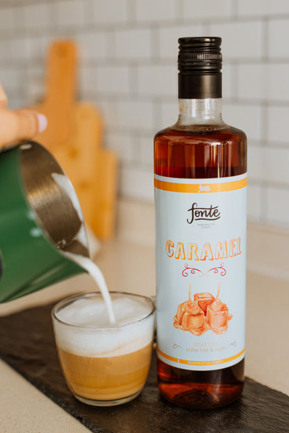 Fonte Sugar-Free Caramel Syrup 750ml – Guilt-Free Indulgence