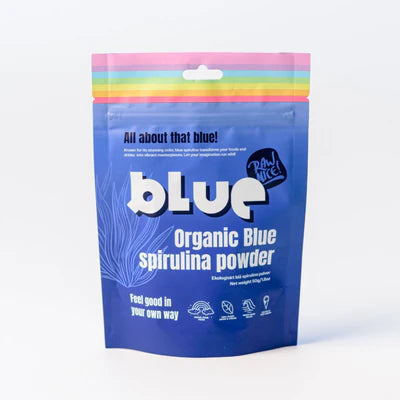 RAW Nice Organic Blue Spirulina Powder 50g – Vibrant Superfood