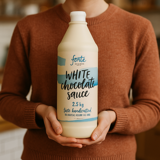 Fonte White Chocolate Sauce 2.5kg – Rich Dessert & Drink Topping