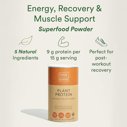 Your Super Organic Plant Protein Powder – Vegan Superfood Mix