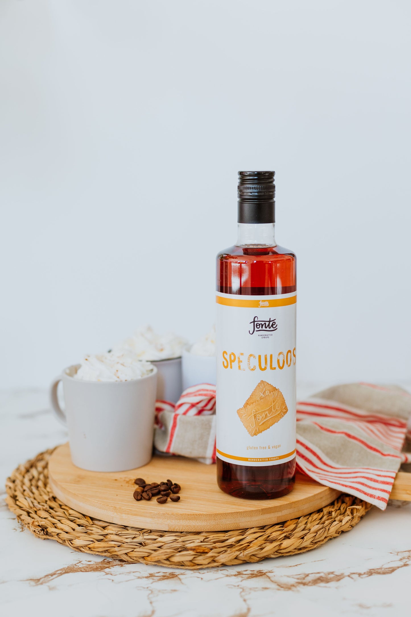 Fonte Speculoos Syrup 750ml – Spiced Cookie Flavour for Drinks