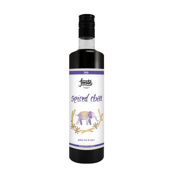 Fonte – Spiced Chai Syrup 750ml | Aromatic Blend of Cinnamon, Cardamom & Ginger