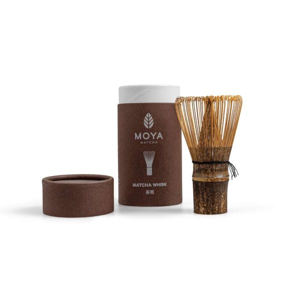 Moya Matcha – Dark Coloured Chasen | Handcrafted Bamboo Whisk for Perfect Matcha