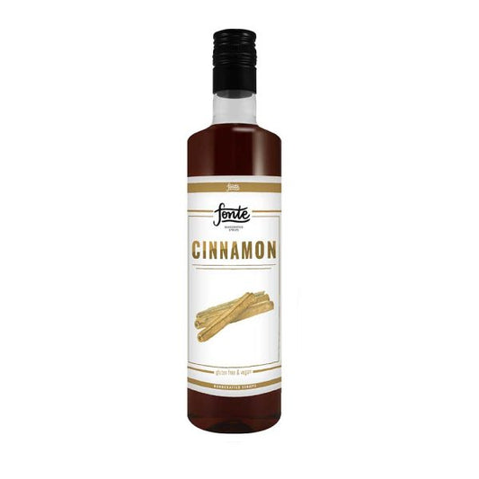 Fonte Cinnamon Syrup 750ml – Warm, Aromatic Cinnamon Syrup for Lattes, Teas, and Desserts