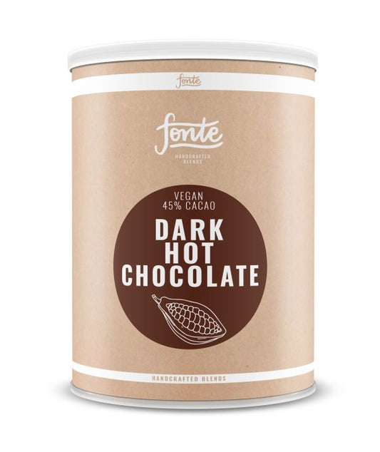 Fonte Dark Hot Chocolate 2kg – Rich, Velvety Vegan-Friendly Dark Cocoa Blend