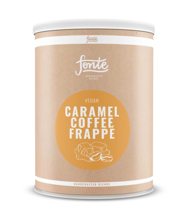 Fonte Caramel Coffee Frappe 2kg – Vegan-Friendly Coffee & Caramel Blend