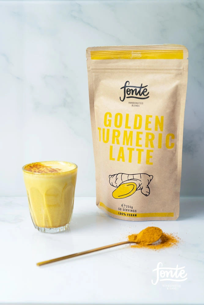 Fonte Golden Turmeric Latte 250g – Anti-Inflammatory & Vegan-Friendly Wellness Drink