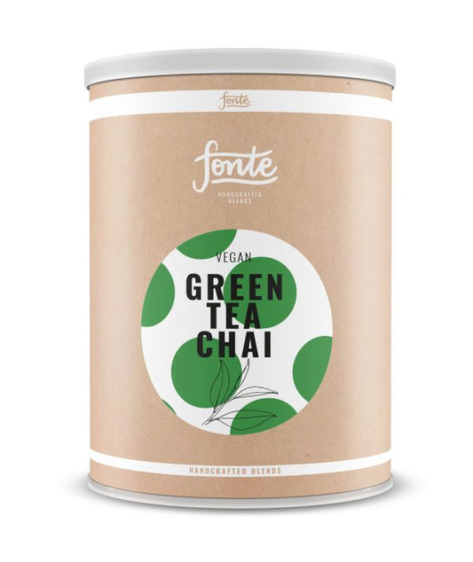 Fonte Green Tea Chai Latte 2kg – Premium Matcha and Chai Spice Blend, Vegan-Friendly