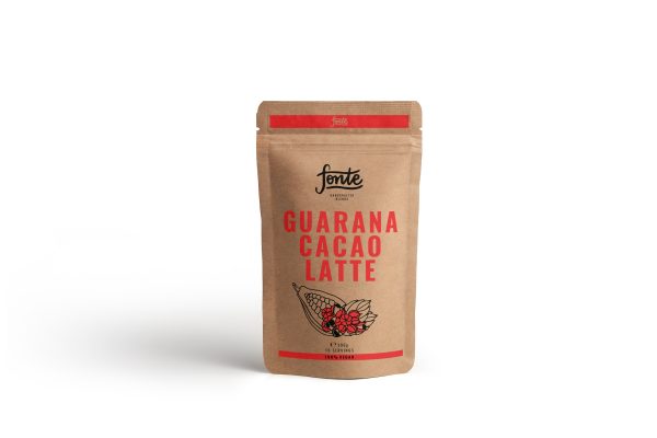 Fonte Guarana & Cacao Latte 300g – Energizing Vegan Blend with Guarana and Rich Cacao Flavor