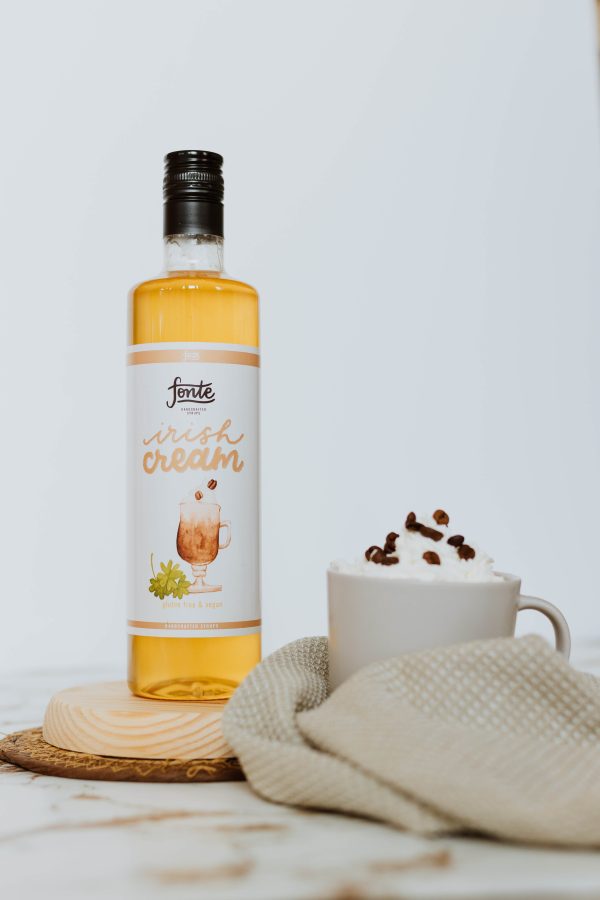 Fonte Irish Cream Syrup 750ml – Rich, Creamy Blend for Lattes, Coffees, Cocktails, and Desserts