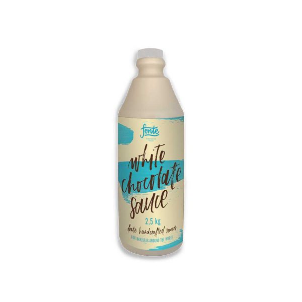 Fonte White Chocolate Sauce 2.5kg – Creamy, Rich Topping for Desserts & Beverages