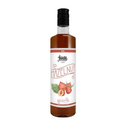 Fonte Hazelnut Syrup 750ml – Rich, Smooth Nutty Flavor for Drinks & Desserts