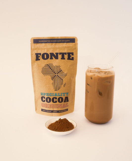 Fonte Cocoa Original 225g | Vegan 100% Pure African Cocoa