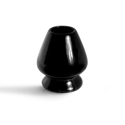 Moya Matcha Naoshi – Black Ceramic Whisk Holder for Chasen