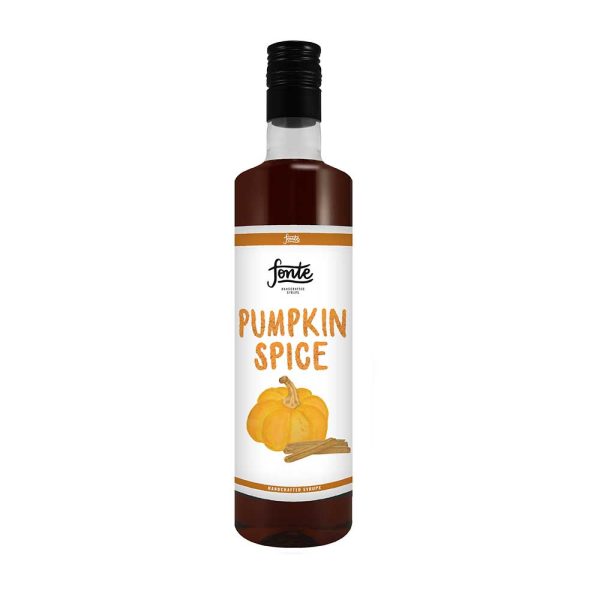 Fonte – Pumpkin Spice Syrup 750ml | Perfect for Lattes, Teas, Milkshakes, and Desserts