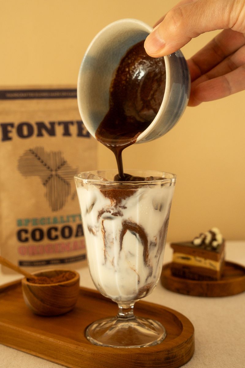 Fonte Cocoa Original 225g | Vegan 100% Pure African Cocoa