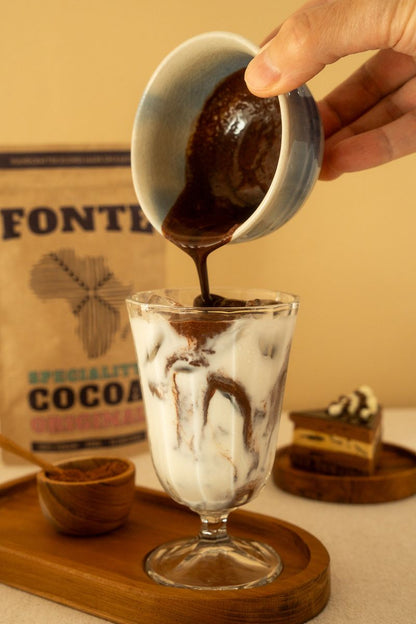 Fonte Cocoa Original 225g | Vegan 100% Pure African Cocoa