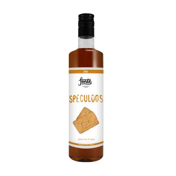 Fonte Speculoos Syrup 750ml – Rich, Spiced Syrup for Lattes, Milkshakes, & Desserts