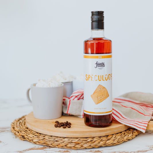 Fonte Speculoos Syrup 750ml – Spiced Cookie Flavour for Drinks