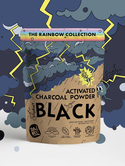 RAW Nice Activated Charcoal Powder – 100% Pure Bamboo for Food & Beverages