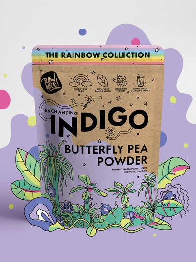 RAW Nice Butterfly Pea Powder – Vibrant, PH-Sensitive Superfood for Colorful Creations