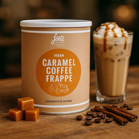 Fonte Caramel Coffee Frappe 2kg – Vegan Café-Style Drink Mix