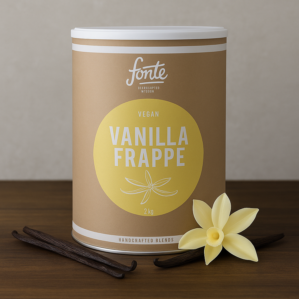 Fonte Vanilla Frappe 2kg – Vegan Creamy Café-Style Drink Mix