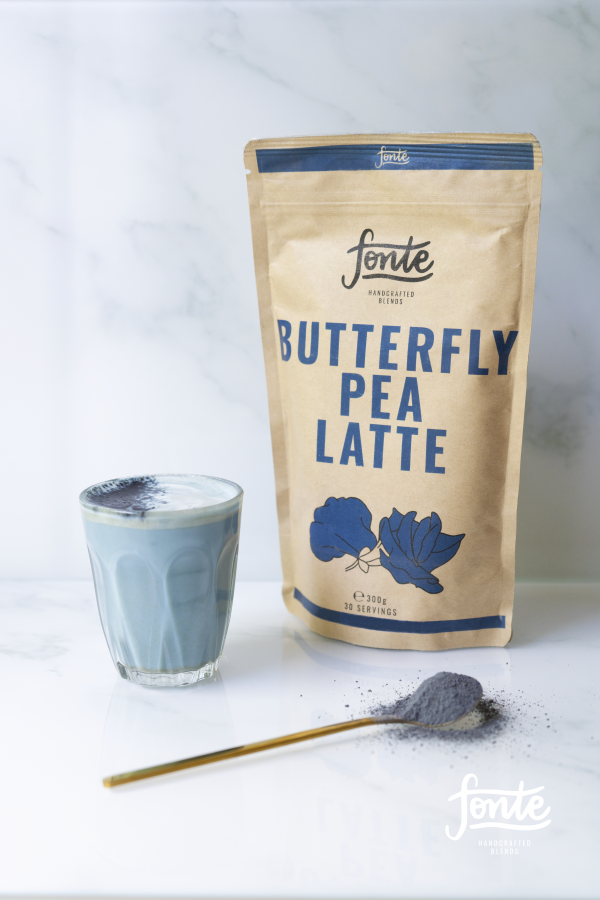 Fonte Butterfly Pea Latte 300g – Vibrant, Antioxidant-Rich Wellness Drink