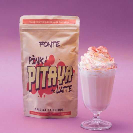 Fonte Pink Pitaya Latte – Dragon Fruit Latte 225 G