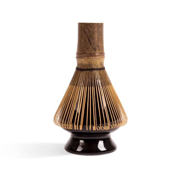 Moya Matcha – Dark Coloured Chasen | Handcrafted Bamboo Whisk for Perfect Matcha