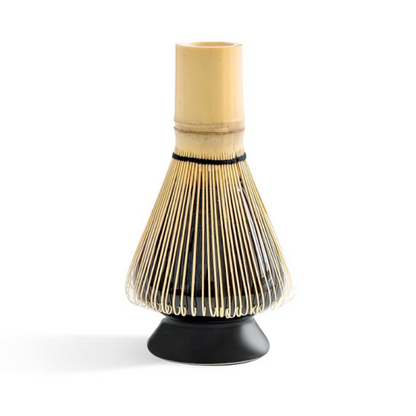 Moya Matcha Naoshi – Black Ceramic Whisk Holder for Chasen