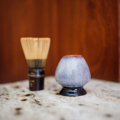 Moya Sumomo ceramic matcha whisk holder for maintaining chasen shape and durability