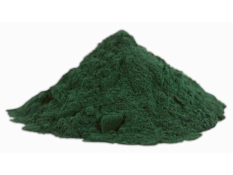 Green powdered Spirulina from Mantra Malta